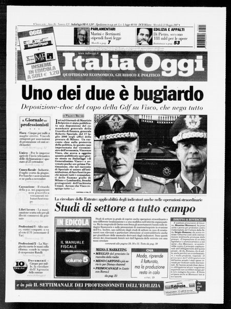 Italia oggi : quotidiano di economia finanza e politica